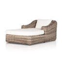 Solara Outdoor Chaise Lounge - Chunky Sand Woven