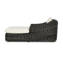 Solara Outdoor Chaise Lounge - Chunky Charcoal Woven