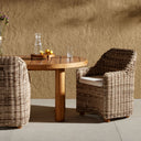 Solara Outdoor Dining Armchair - Chunky Sand Woven