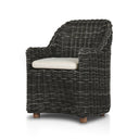 Solara Outdoor Dining Armchair - Chunky Charcoal Woven