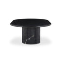 Verano Oranda Coffee Table - Black Scalloped Marble