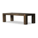 Verano Abaso Dining Table - Ebony Rustic Wormwood Oak 108
