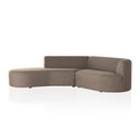 Verano Kipton 2-Piece Sectional - Left Chaise Gibson Mink