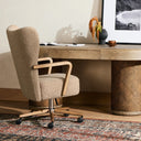 Melrose Desk Chair - Sheepskin Camel