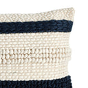 Textured Stripe Pillow - 16X24 Navy Natural