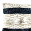 Textured Stripe Pillow - 20X20 Navy Natural