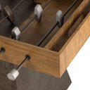 Premium Foosball Table - Natural Brown Guanacaste