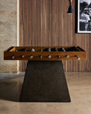 Premium Foosball Table - Natural Brown Guanacaste