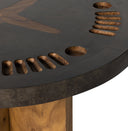 Luxe Living Poker Table - Natural Brown Guanacaste