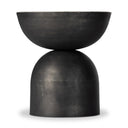 Aveline Corbett End Table - Creamy Taupe Marble