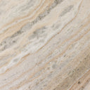 Aveline Corbett End Table - Creamy Taupe Marble