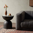 Aveline Corbett End Table - River Grey Marble