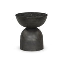 Aveline Corbett End Table - Polished Black Marble