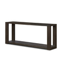 Crest Console Table - Dark Anthracite Oak Veneer