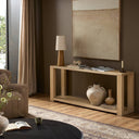 Vespera Thomas Console Table - Bleached Oak Veneer