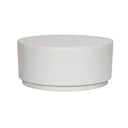 Verity Javi Outdoor Coffee Table - Matte White Cast Aluminum