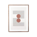 Luxe Artistry Woodblock The Hug Beige by Roseanne Kenny - 30X40