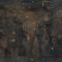 Verve Art Cave II by Jess Engle - 48X36 Black Maple