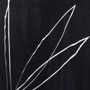 Abstract Botanic Line Drawing by Roseanne Kenny - 30X40 White Panel