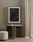 Abstract Botanic Line Drawing by Roseanne Kenny - 30X40 White Panel