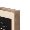 Abstract Botanic Line Drawing by Roseanne Kenny - 24X32 Maple Panel