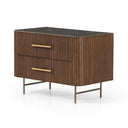 Aurelia Large Nightstand - Terra Brown Oak