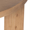 Verano Mesa Round Coffee Table - Light Brushed Parawood 48