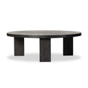 Verano Mesa Round Coffee Table - Ebony Parawood 48