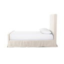 Stylish Daphne Slipcover Bed - King Brussels Natural