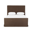 Celeste Daphne Slipcover Bed - King Brussels Coffee