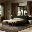 Verity Slipcover Bed - King Brussels Pine