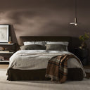 Verity Slipcover Bed - King Brussels Coffee