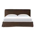 Verity Aidan Slipcover Bed - King Brussels Coffee