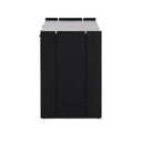 Aveline Etro Media Console - Black Wash Poplar