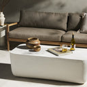 Veranda Outdoor Rectangular Coffee Table - Matte White