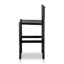 Liora Bar Counter Stool - Bar Sonoma Black W Charcoal Parawood