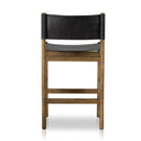 Aria Kena Bar Counter Stool - Bar Sonoma Black W Solid Parawood