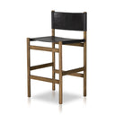 Liora Bar Counter Stool - Bar Sonoma Black W Solid Parawood