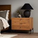 Aria Eaton Large Nightstand - Light Oak Resin