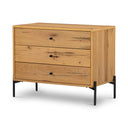 Aria Eaton Large Nightstand - Light Oak Resin