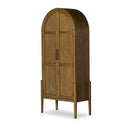 Aveline Tolle Panel Door Cabinet - Drifted Oak Solid