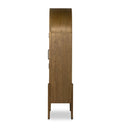 Aveline Tolle Panel Door Cabinet - Drifted Oak Solid