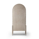 Aveline Tolle Panel Door Cabinet - Rustic White