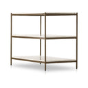 Aveline Large Nightstand - Antique Brass