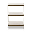 Aveline Large Nightstand - Antique Brass