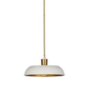 Luxe Walton Pendant - White Aluminum Enamel