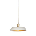 Luxe Walton Pendant - White Aluminum Enamel