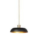 Luxe Walton Pendant - Black Aluminum Enamel