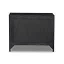 Verity Large Nightstand - Black Wash Mango W Black Cane