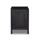 Verity Large Nightstand - Black Wash Mango W Black Cane